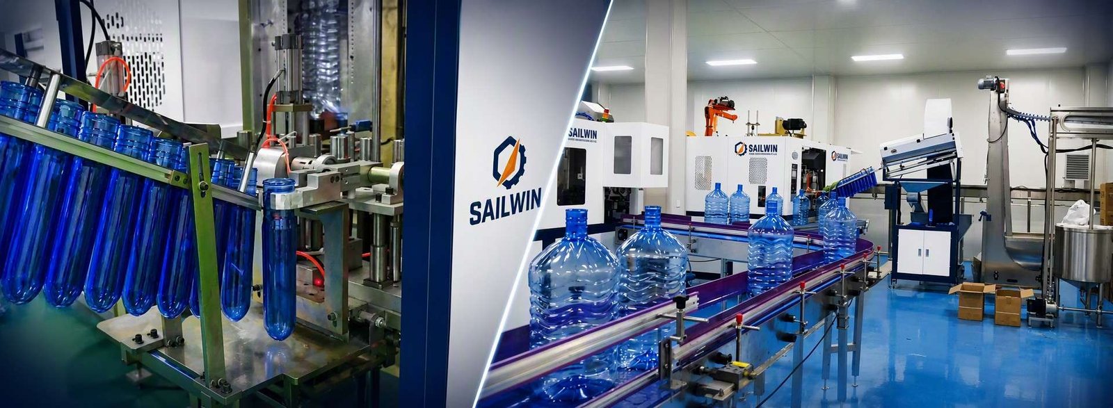 5 gallon PET blow molding machine semi automatic large jug Sailwin