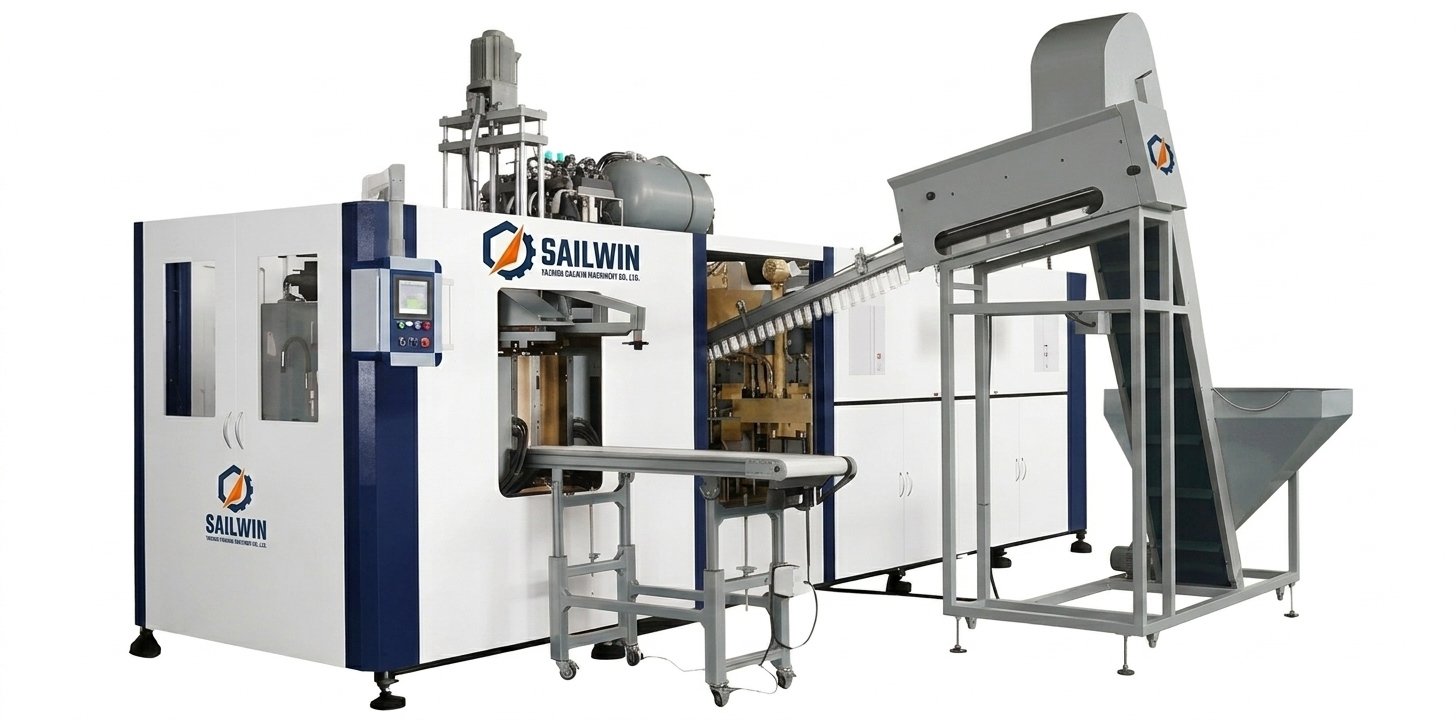 5 gallon automatic blow molding machine PLC control system Sailwin