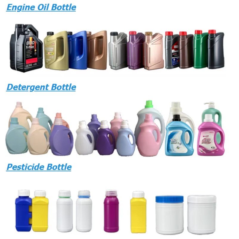 5L motor oil jerrycan HDPE blow molding machine output Sailwin
