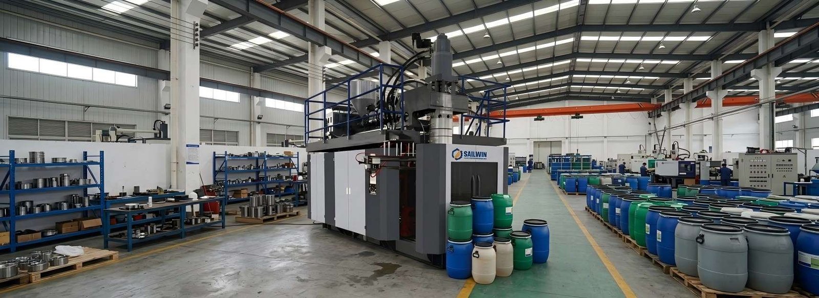 Accumulator Head Extrusion Blow Molding Machine 30L-80L