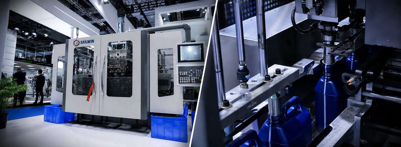 all electric blow molding machine cleanroom Sailwin