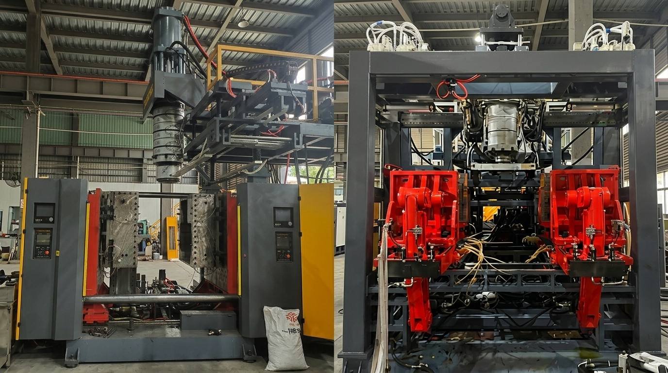 Extrusion Blow Molding Machine — Sailwin Extrusion blow molding machine full view — Sailwin EBM production line