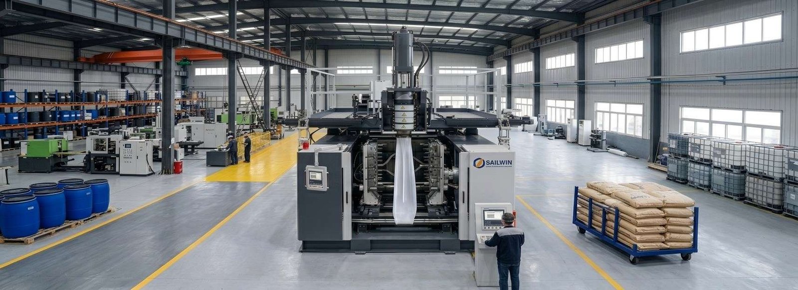 extrusion blow molding machine Sailwin full range