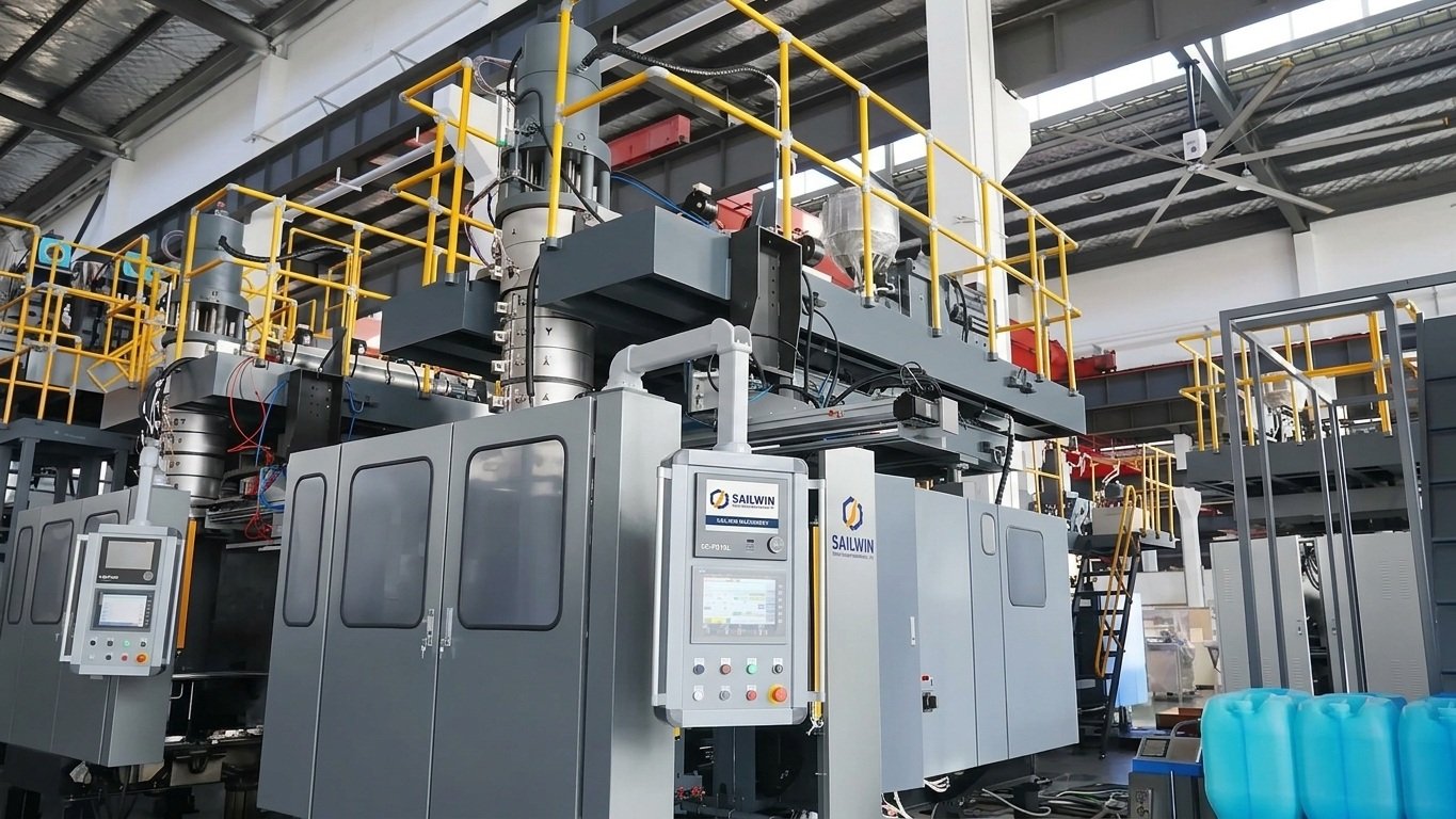 HDPE blow molding machine large capacity drum model factory Sailwin