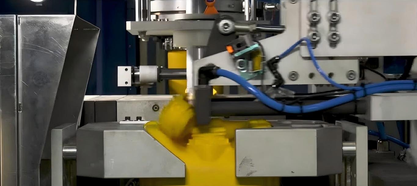 jerrycan blow molding machine auto deflashing production line