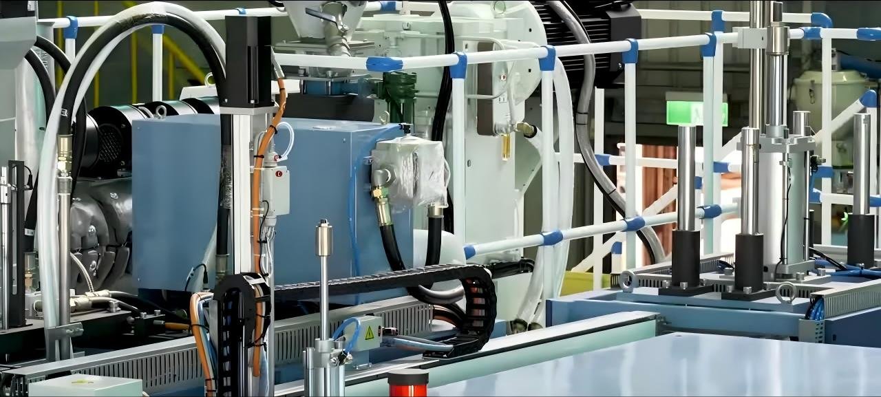 jerrycan blow molding machine production line factory multi unit automation Sailwin