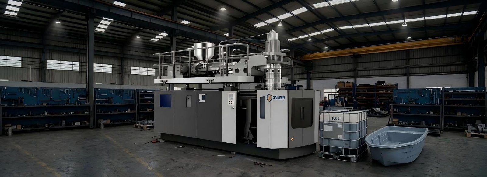 Large Accumulator Head Blow Molding Machine 120L-1000L