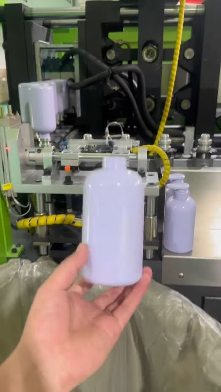 lotion skincare PET bottle blow molding machine output pink purple square Sailwin