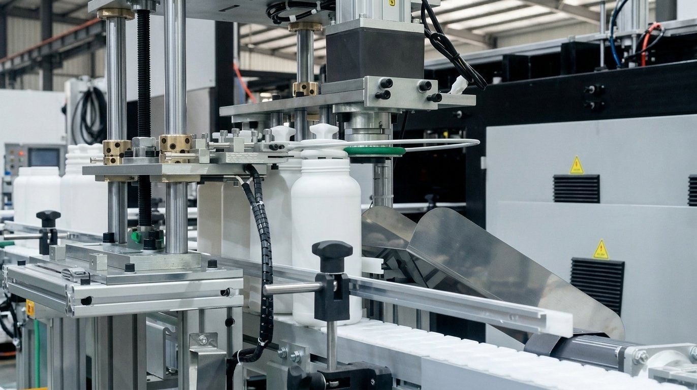pesticide bottle blow molding machine EVOH barrier output white bottle production line