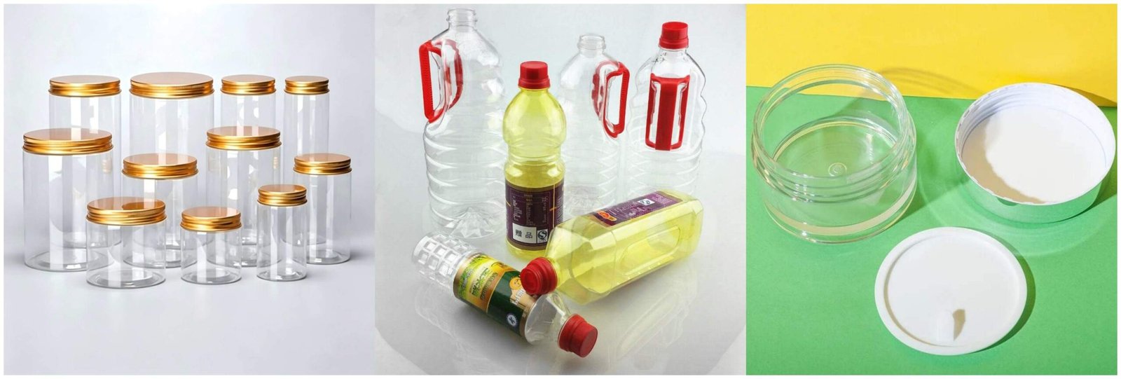 PET Jar Application Guide: Yogurt, Cosmetic, Food PET jar applications for yogurt cosmetic cream honey and food packaging — Sailwin wide-neck blow molding machine