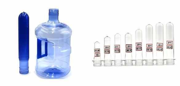 PET Preform Weight vs Bottle Volume Chart PET preform weight chart showing relationship between preform gram weight and finished bottle volume
