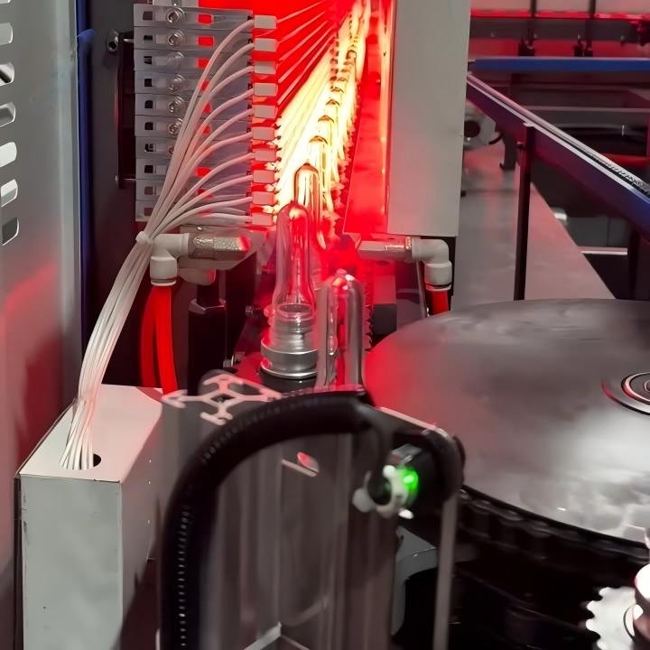 PET water bottle blowing machine infrared preform heating zone red lamp PID control Sailwin