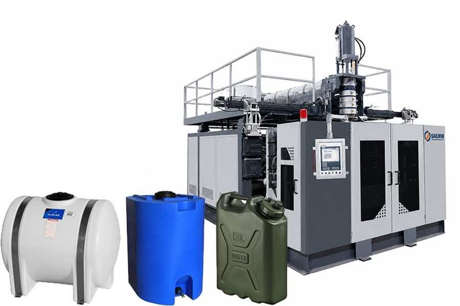 plastic drum 30L 60L chemical container blow molding machine output HDPE