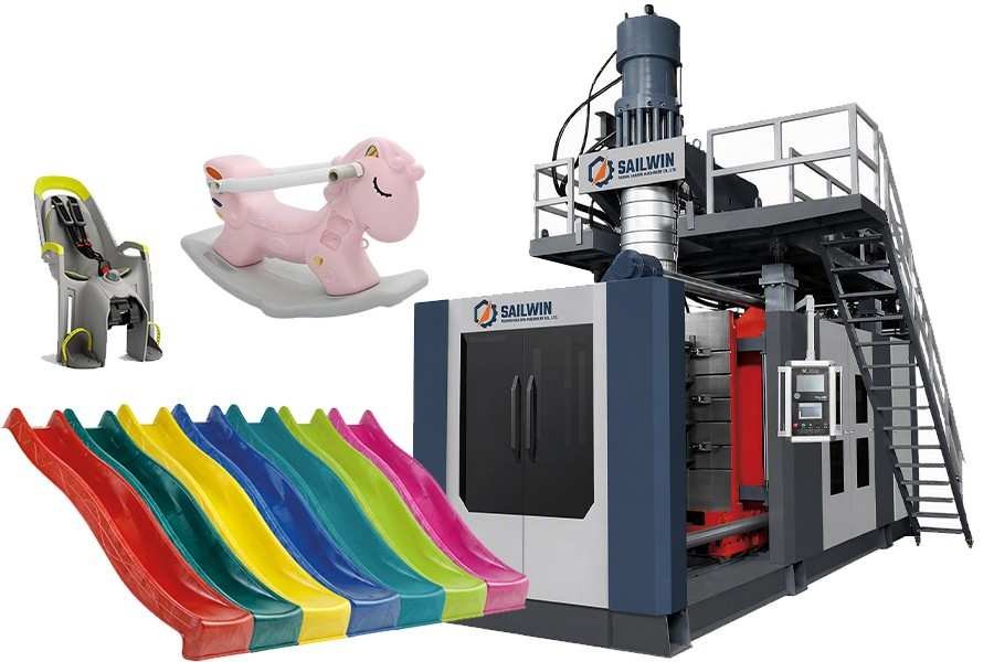 plastic toys mannequin playground equipment HDPE blow molding machine output