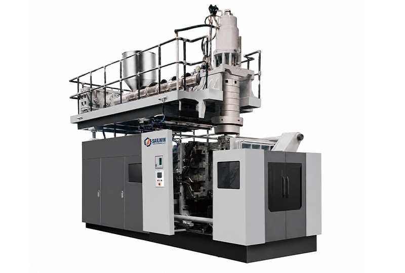 large extrusion blow molding machine 120L 160L 260L 1000L IBC tank pallet accumulator head