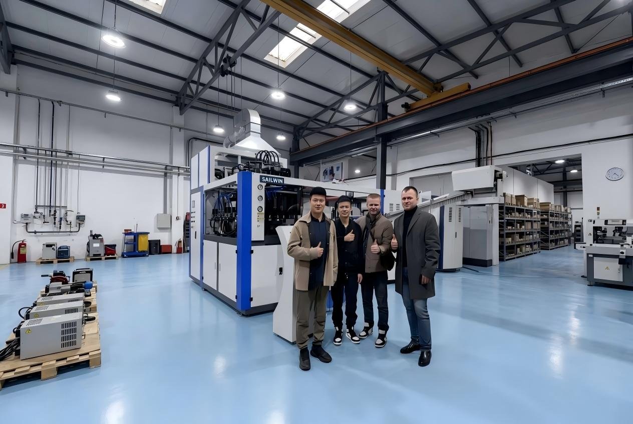 Sailwin machinery global customers group photo