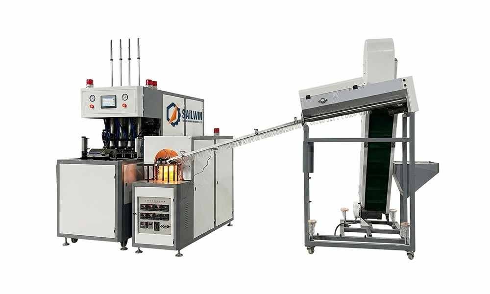 semi automatic PET blow molding machine Sailwin series low cost startup