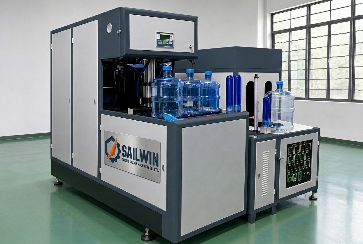 Large Volume Series Semi Automatic PET Blow Molding Machine
