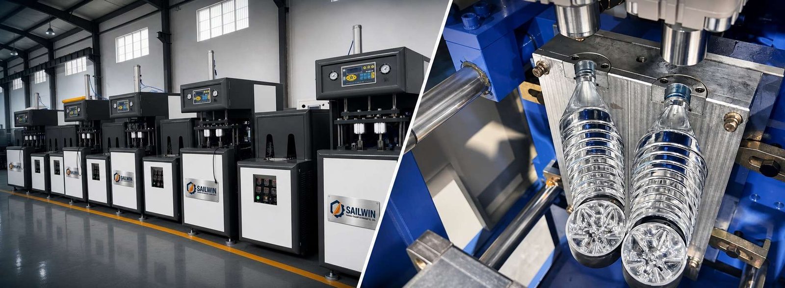 SW-2000-2 Semi Automatic PET Blow Molding Machine