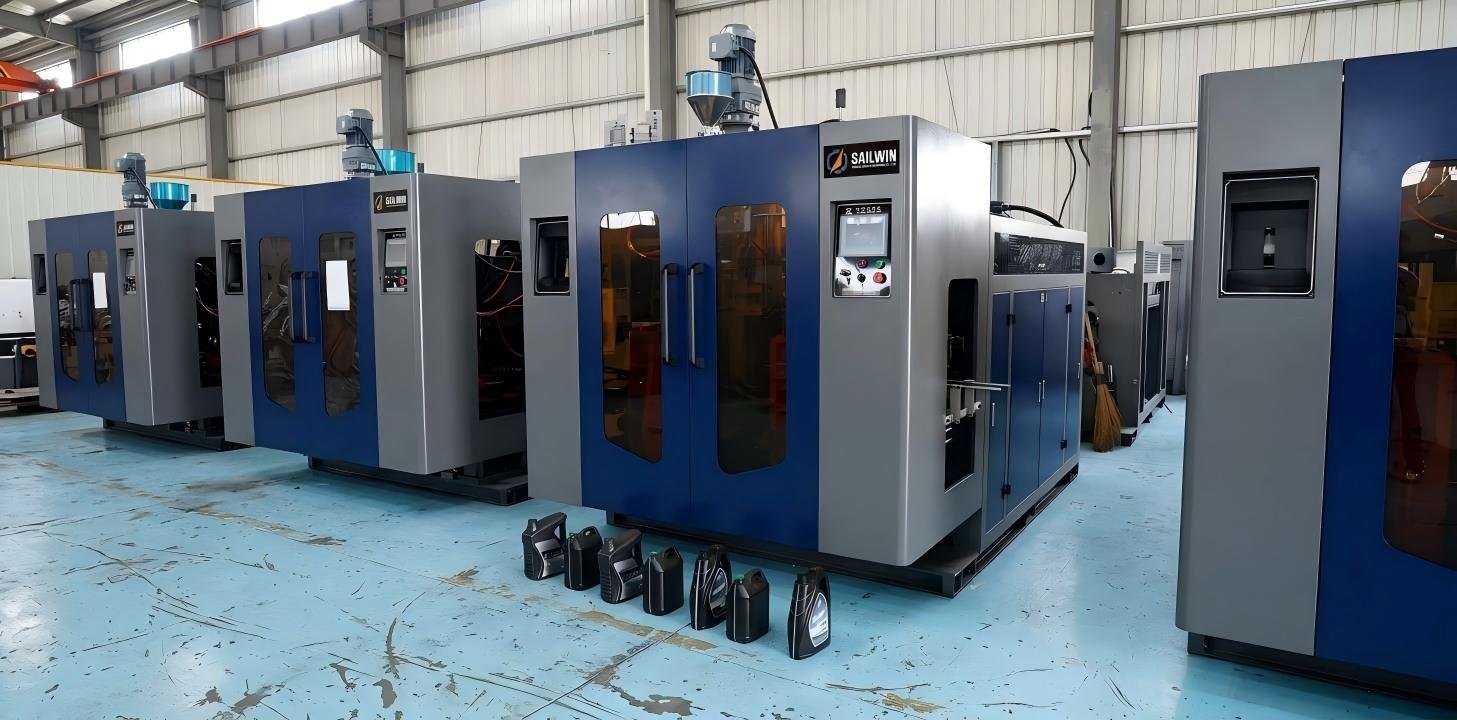 SW-2S2L double die extrusion blow molding machine for 2L containers