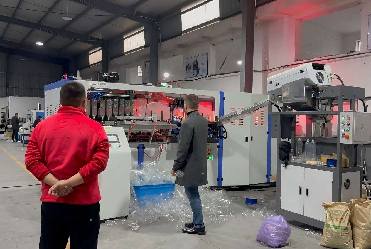 PET blow molding machine quick mold change setup under 30 minutes