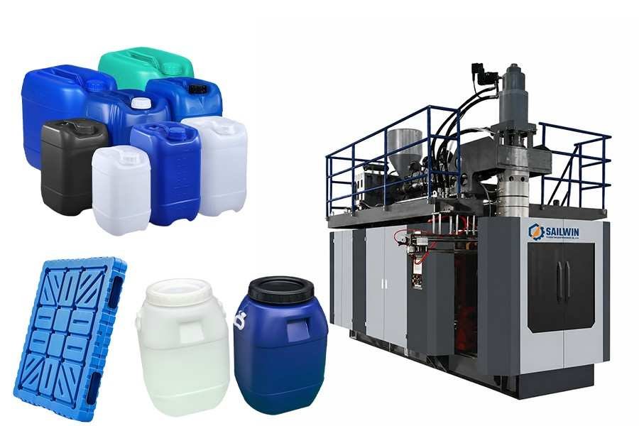 water tank storage container HDPE blow molding machine output large volume