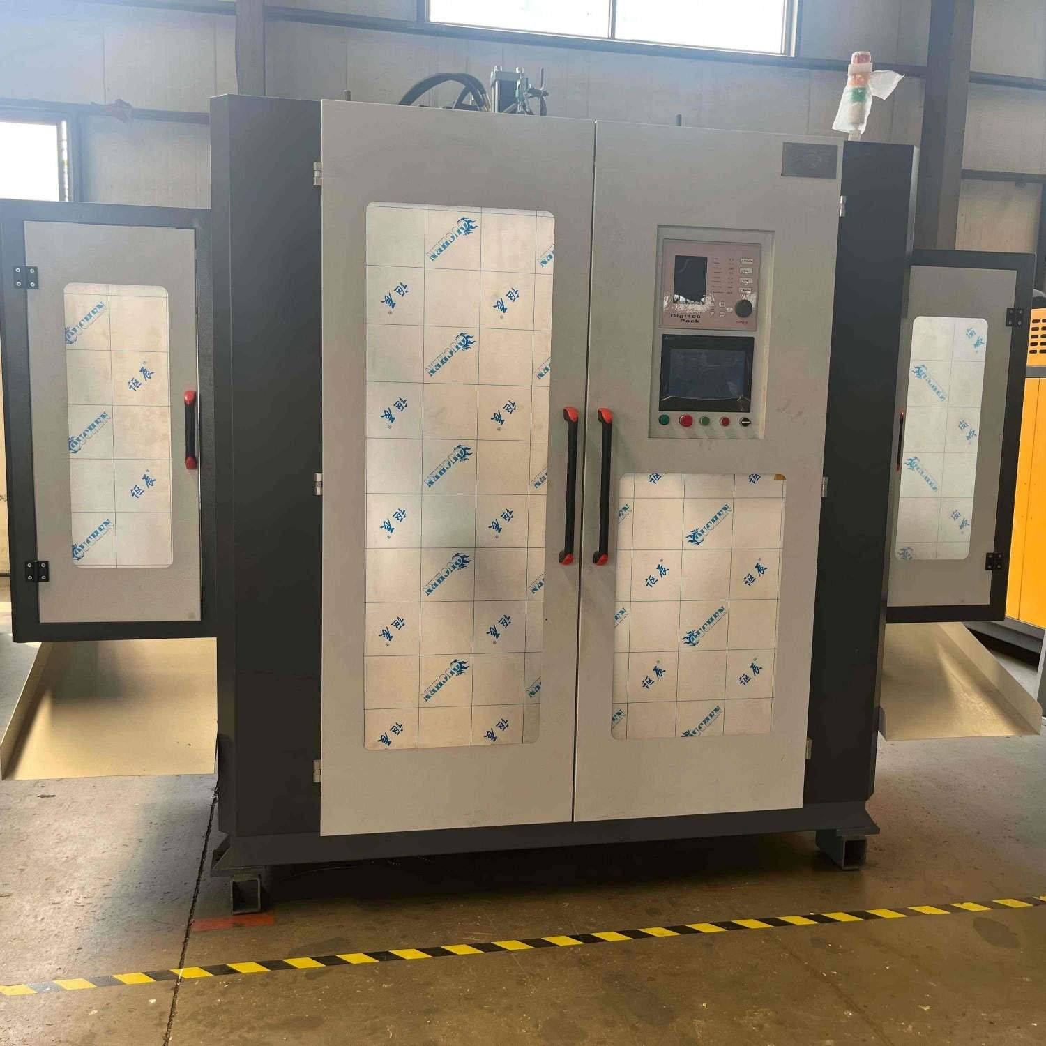 Enclosed Protective Enclosure and Electrical Cabinet Fully enclosed protective enclosure and smart industrial electrical control cabinet for all electric blow molding machine — Sailwin