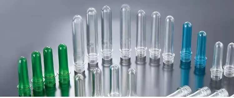 Precision injection molded PET preforms in various gram weights, neck standards, and colors optimized for high speed blow molding lines — Sailwin