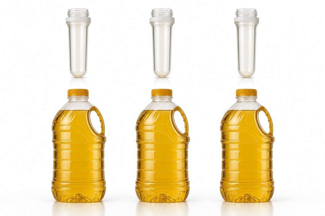 PET preform injection molding machine for hot-fill and edible oil bottle preforms